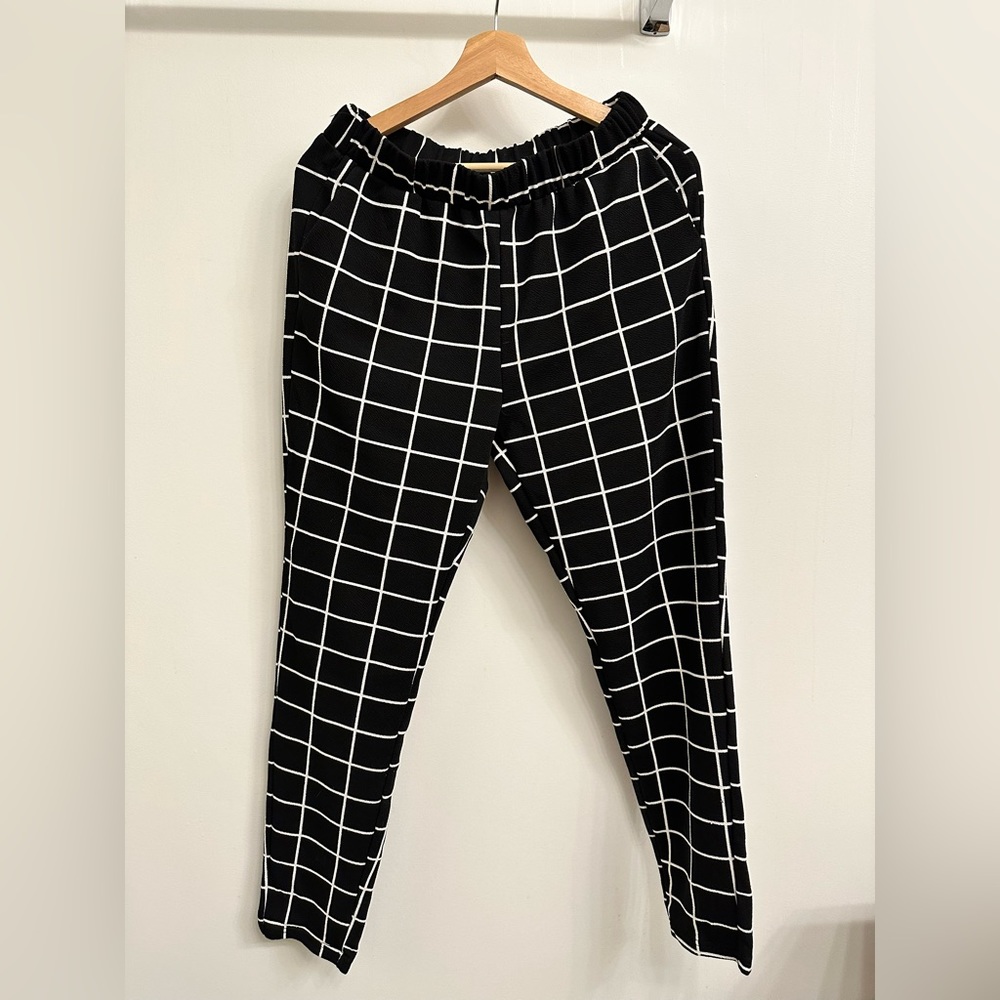 XL Grid pants with pockets
